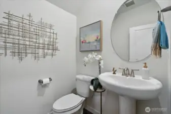 Half Bath on main level