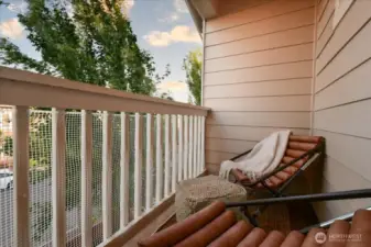 Balcony off Primary Bedroom
