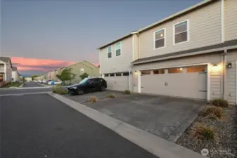 Driveway & 2-Car Garage