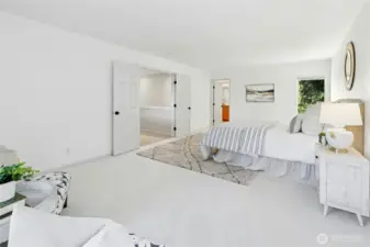 Ample room in here for a sitting area or a writing desk.