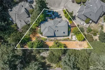 Large and private .30 acre lot.
