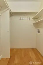 Large closet off middle upper bedroom