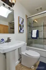 Upper Bath with skylight