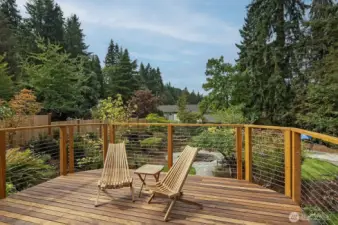 Deck off Kitchen