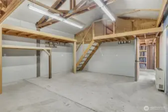 Staircase to Upper Storage ..