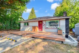 Front with Deck-