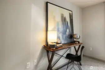 Perfect work from home environment.