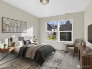 Primary Bedroom Virtually Staged