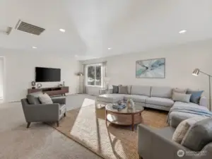 Huge Sunlit Loft Virtually Staged