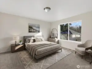 Bedroom Virtually Staged