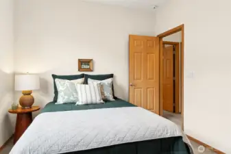 Second bedroom can also make a great office/flex space