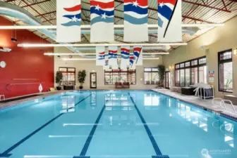 Swimming pool offers complimentary swim classes and water aerobics