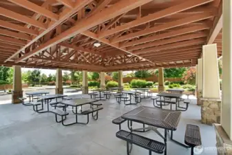 Covered outdoor space for many purposes