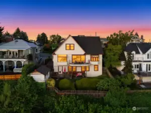 A storybook home for generations perched above the Shilshole Marina in Seattle's beloved Sunset Hill neighborhood.