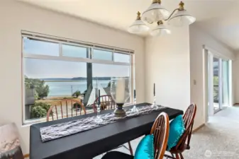 Formal Dining Room w/View of the Bay