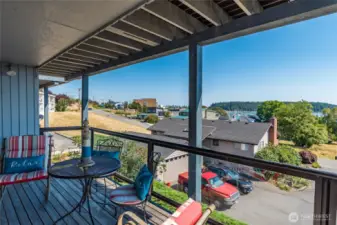 Exterior Deck w/View of Marina