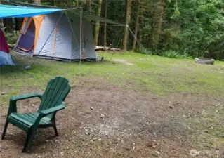 Lots of area for tents or RV's
