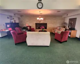 Club house seating/visiting area
