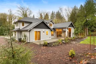 Lots of beautiful landscaping.