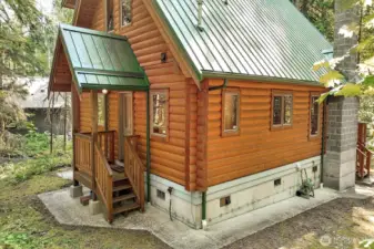 Back door next to the utility room