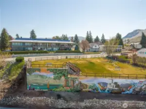 Best setting for walking the Riverwalk trail, getting to Downtown, Brews on the Bridge or just enjoying life at Lake Chelan.