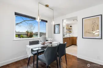 dedicated dining space