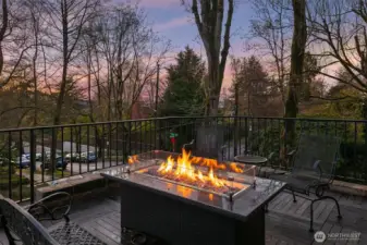 The private rooftop deck off the primary suite.