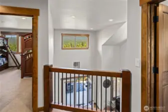Upstairs overlooking great room