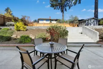 Enjoy a summer bbq on the multi-level patio!