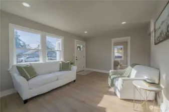 Livingroom with tons of natural light