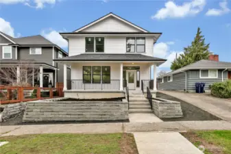 Entry with garden ready for your personal touches
