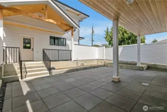 Back patio
