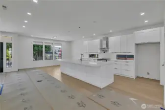 Open Concept Dining/Kitchen/Living