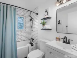 Freshly remodeled bathroom!