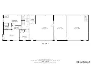 Garage level floor plan
