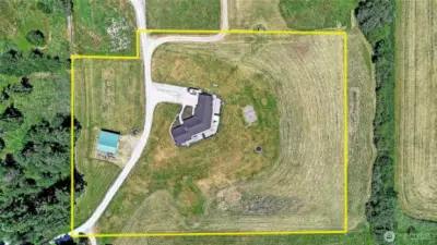 Mallard lane does access two other properties. Road agreement in place. Sellers have nicely maintained the road with their tractor which is available for sale...