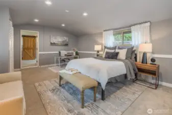 The lower level bedroom is over 250sf of space! Limitless possibilities!