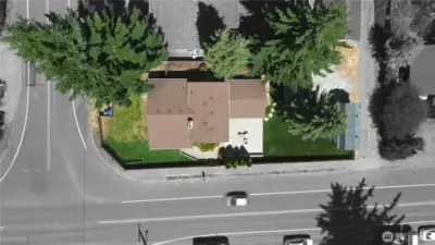 Not only do you have off-street parking on the eastside of the home, but there is additional space along 160th St to the south, and 10th Ave to the west!
