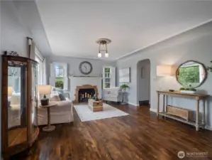The living room