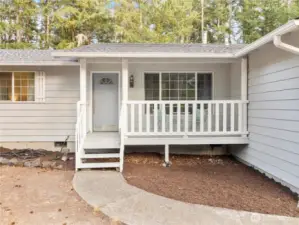 Coveted single story home with space to grow.