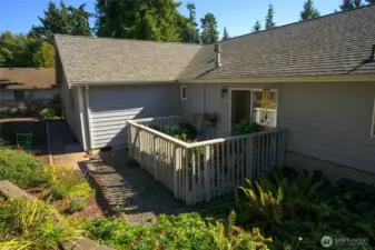 Enjoy a morning cup of coffee, read a book, or unwind at the end of the day from the comfort of your deck.