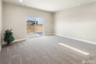 Primary Bedroom- with slider to covered patio
