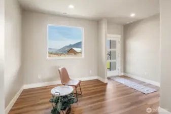 Foyer Seating area- look at the established views!