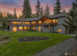 Twilight Back of the house.