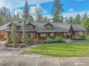 Builder Custom Home. Welcome to your private Lodge in the Woods! 5500 Square Feet. 4 bedrooms and 4.5 baths. Beautiful lush property with a wrap around deck. Enjoy summers on the back deck with views of the property or enjoy winter BBQ's in the enclosed deck downstairs.