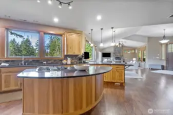 Gorgeous gleaming engineered Hardwood Floors. Tall ceilings with tons of natural light.