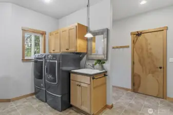 Laundry room with tons of storage