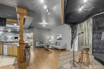 Dance Floor or just lounge on the couches.