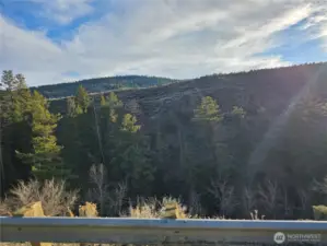 Looing up from Chesaw Rd toward Lots