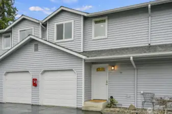 Attached single car garage and 1 assigned parking spot